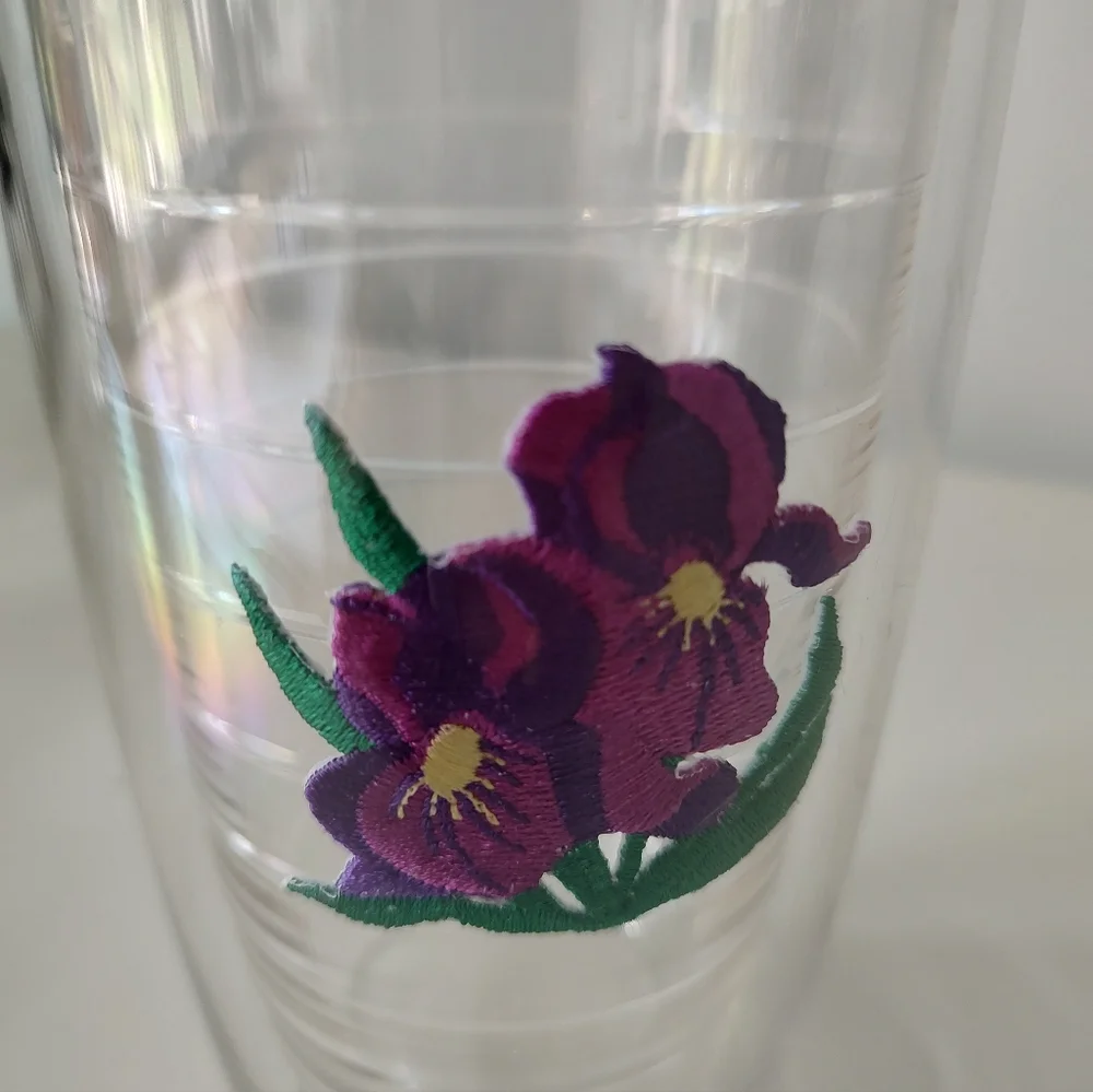 Tervis Tumbler Floral Purple Orchid NWOT